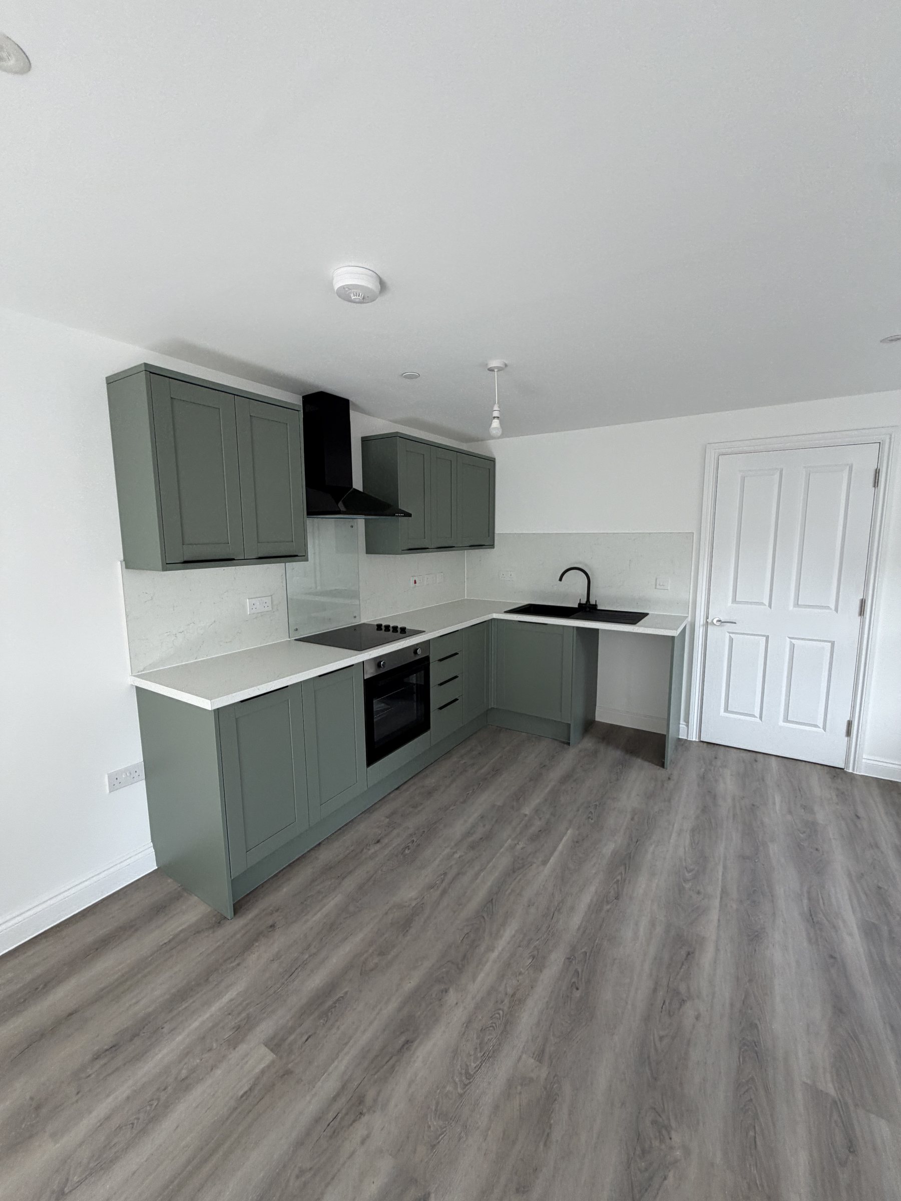 Kitchen detail — sink and worktop run
