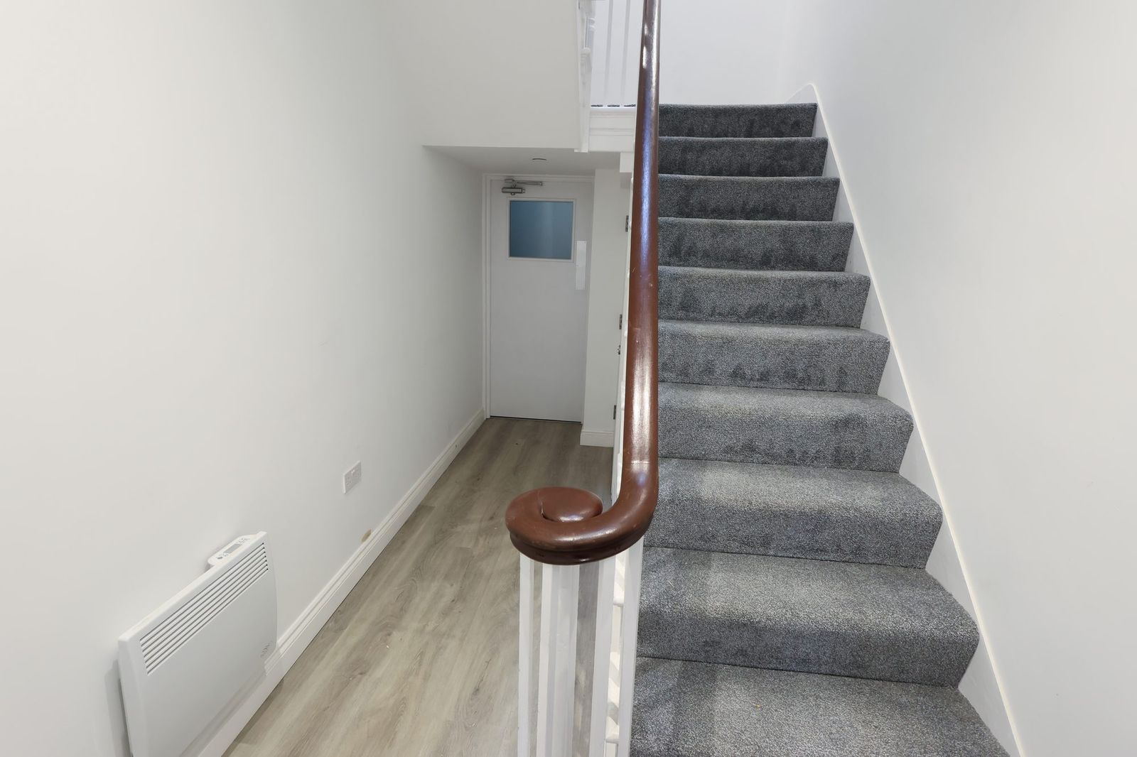 The communal entrance hall